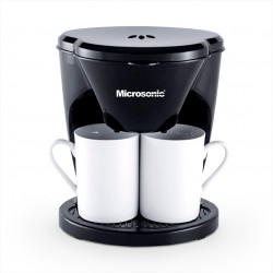 Cafetera Eléctrica Doble Goteo + 2 Tazas De Regalo