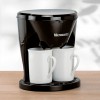 Cafetera Eléctrica Doble Goteo + 2 Tazas De Regalo