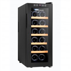 Cava para Vinos 12 Botellas con estantes de madera