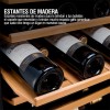 Cava para Vinos 12 Botellas con estantes de madera
