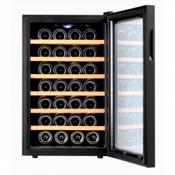 Cava para Vinos 28 Botellas con estantes de madera