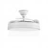 Ventilador de techo Microsonic 4 Aspas Retráctil Blanco