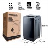 Lavarropas Automático 6,5kg Carga Superior Gris